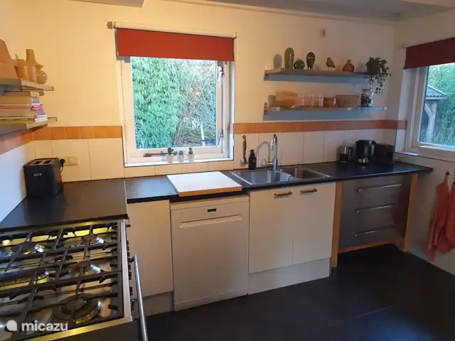 Chalet L’Oiseau Chanceux | Pays-Bas, Drenthe, Zorgvlied - maison de vacances Cuisine avec tout ce dont vous avez besoin pour un repas délicieux.