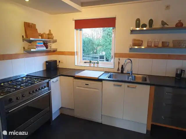 Chalet L’Oiseau Chanceux | Pays-Bas, Drenthe, Zorgvlied - maison de vacances Cuisine avec tout ce dont vous avez besoin pour un repas délicieux.