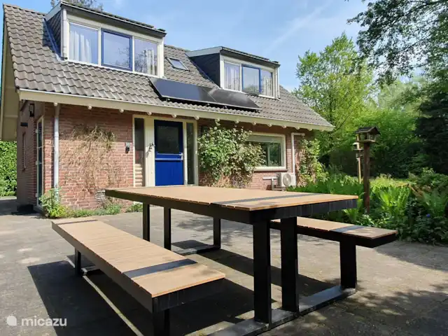 Chalet L’Oiseau Chanceux | Pays-Bas, Drenthe, Zorgvlied - maison de vacances Table de pique-pour 8 personnes