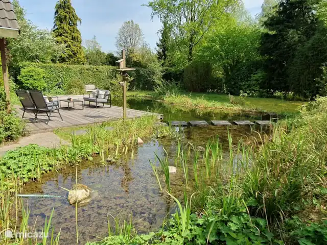 Chalet L’Oiseau Chanceux | Pays-Bas, Drenthe, Zorgvlied - maison de vacances Le beau jardin.