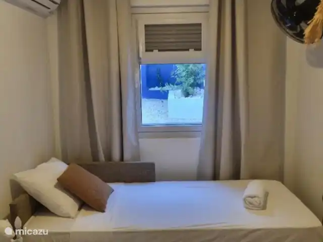 Villa Sun & Sand Boutique Resort huren in Curaçao, Curacao-Midden, Willemstad - vakantiehuis De kleinste slaapkamer. Er is mogelijkheid om hier nog een extra bed te plaatsen