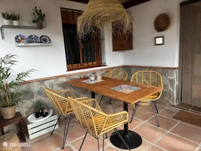 Casa Bonela en España, Andalucía, Casarabonela - casa vacacional Habitación con jardín con hermosas vistas al exterior
