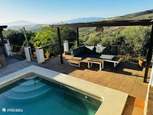Casa Bonela en España, Andalucía, Casarabonela - casa vacacional Vista desde la terraza