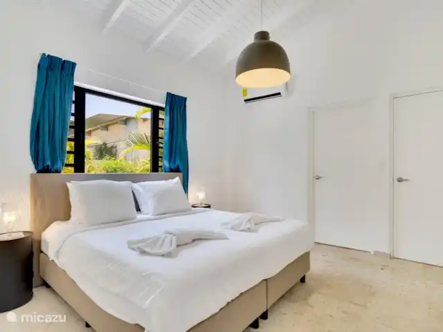 Nouvelle villa ! Villa Brosse | Bonaire, Bonaire, Kralendijk - villa Chambre principale avec climatisation