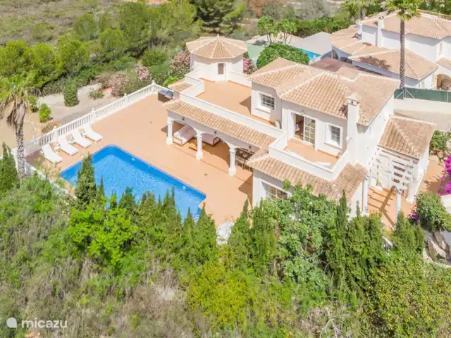 Casita Vreugde en Liefde huren in Spanje, Costa Blanca, Jávea - villa Buitenaanzicht van bovenaf