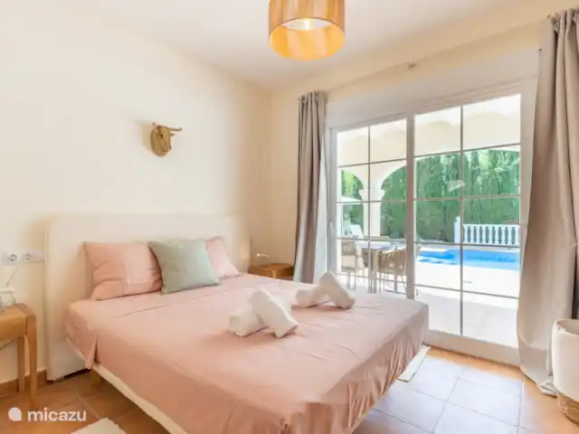 Casita Vreugde en Liefde huren in Spanje, Costa Blanca, Jávea - villa Slaapkamer 3 Begane grond (terras en uitzicht op het zwembad)