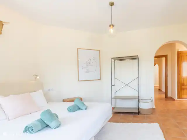 Casita Vreugde en Liefde huren in Spanje, Costa Blanca, Jávea - villa Hoofdslaapkamer begane grond uitzicht op La Granadella
