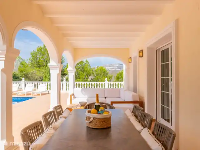 Casita Vreugde en Liefde huren in Spanje, Costa Blanca, Jávea - villa Overdekt terras