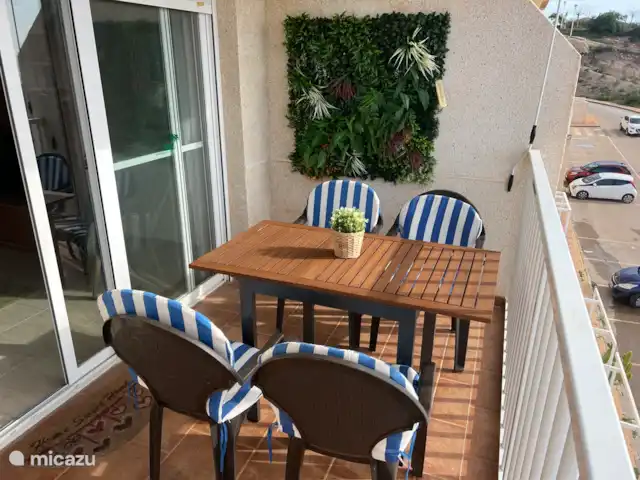 Casa El Ensueño penthouse, vue sur la mer | Espagne, Costa Cálida, Bolnuevo - appartement balcon