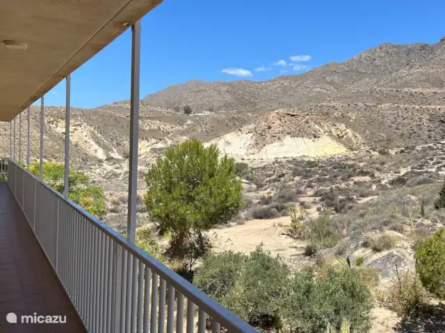 Casa El Ensueño penthouse, vue sur la mer | Espagne, Costa Cálida, Bolnuevo - appartement Galerie avec vue sur la montagne