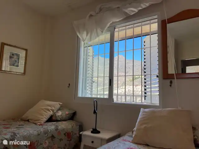 Casa El Ensueño penthouse, vue sur la mer | Espagne, Costa Cálida, Bolnuevo - appartement Chambre avec vue sur la montagne