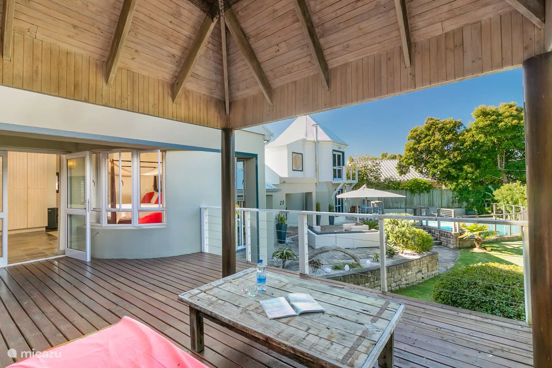 Daybed next to the master bedroom