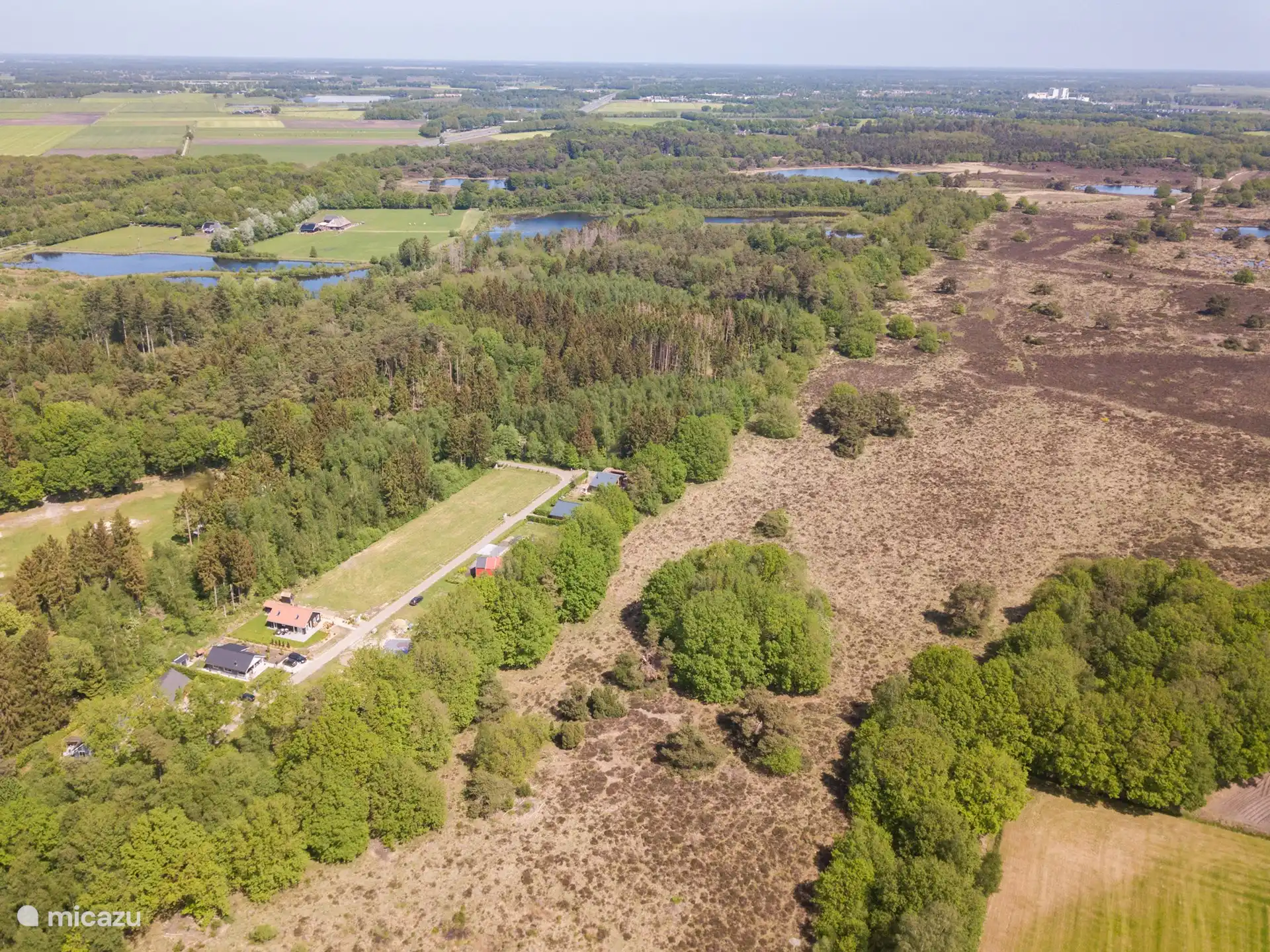 Der Terhosterzand, sehr schön zum Spazierengehen. Direkt vom Ferienhaus aus.