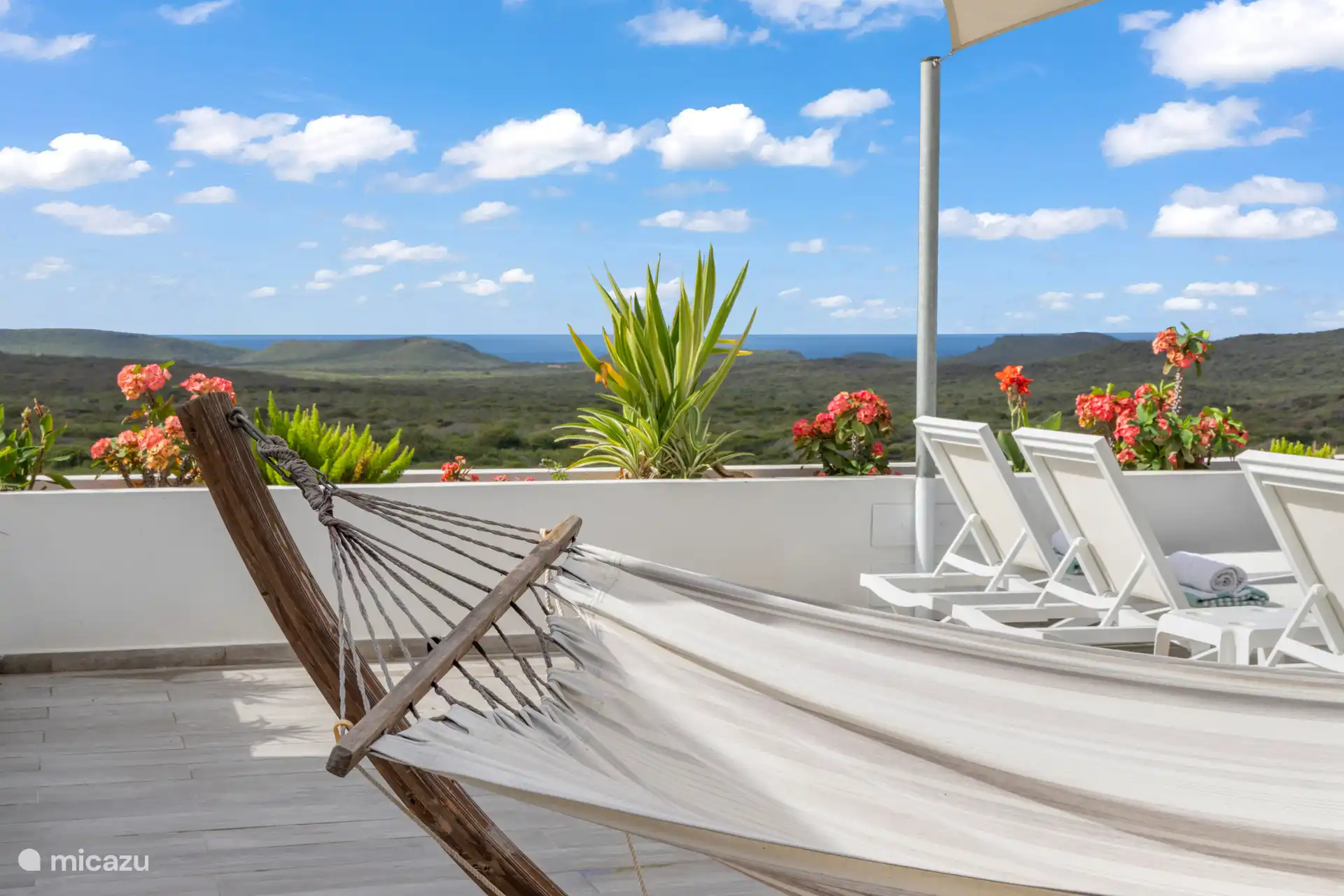 Genieten in tropische sferen.