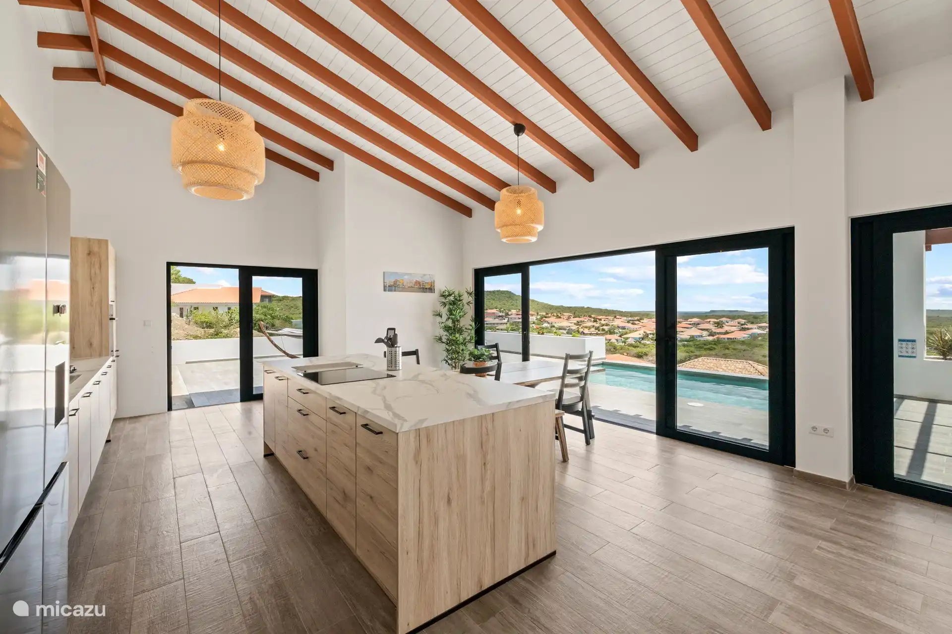 Eine stilvolle und geräumige Küche