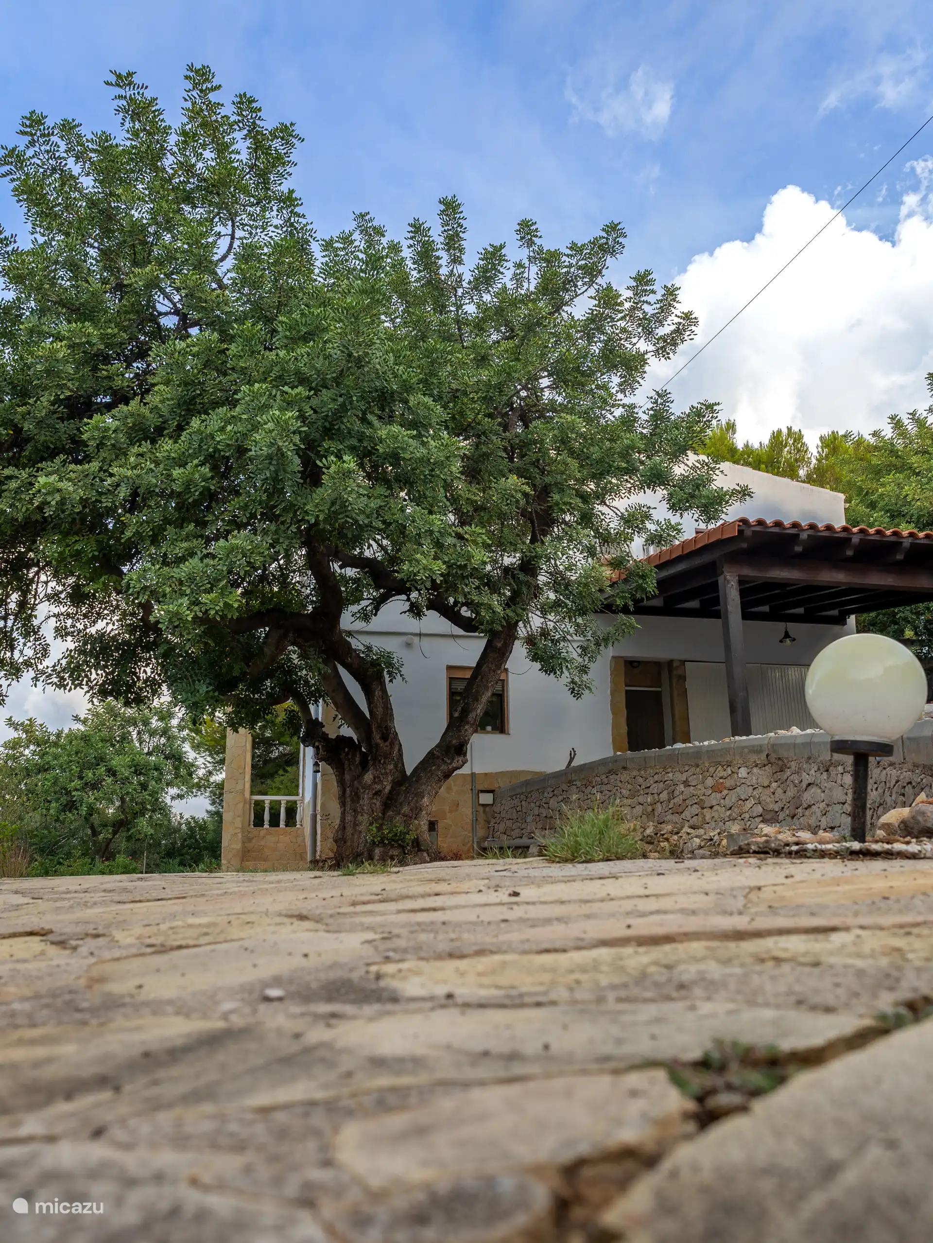 voorkant van het huis