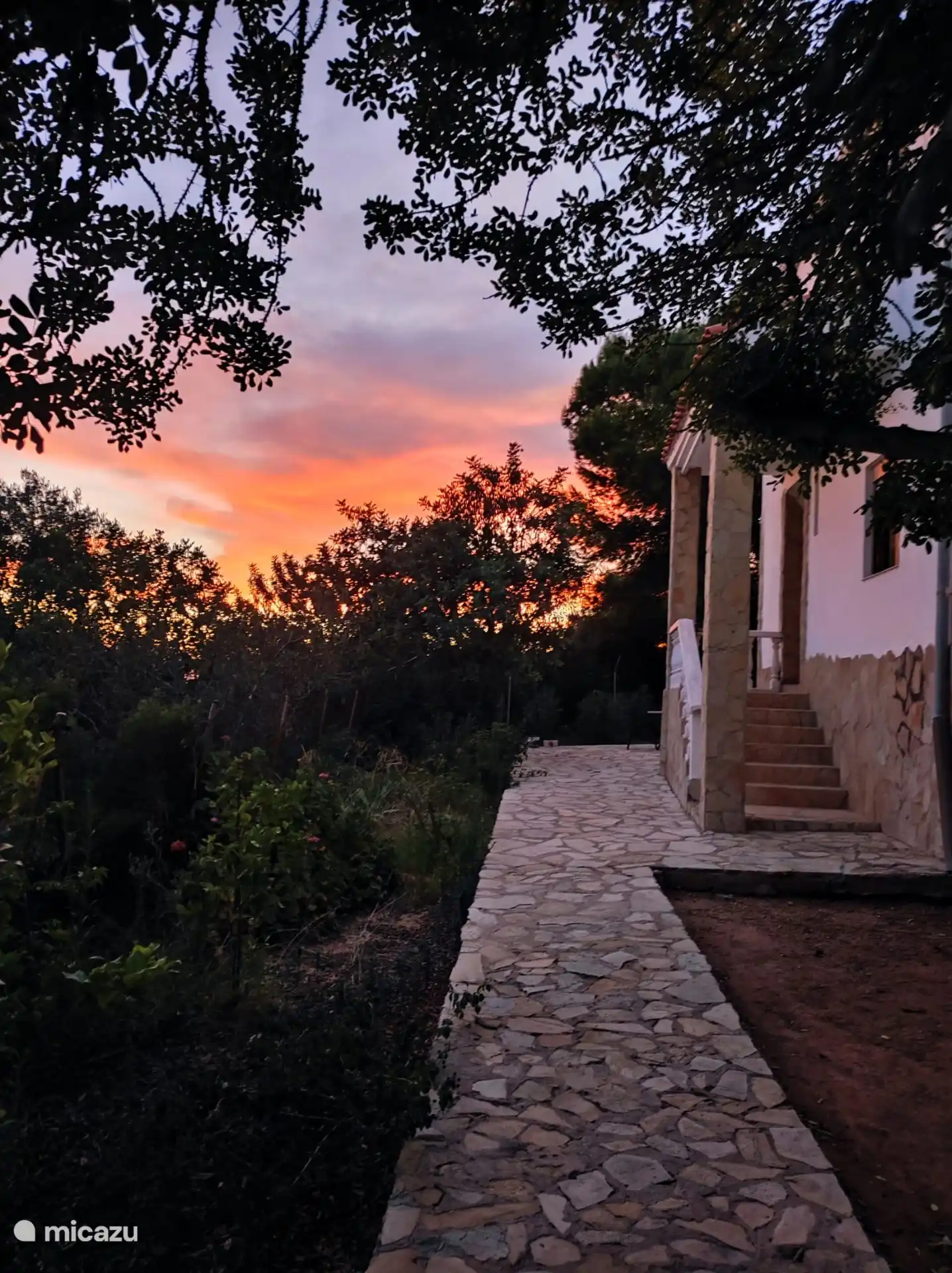 Villa Azahar im schönen Sommerabend Luchr