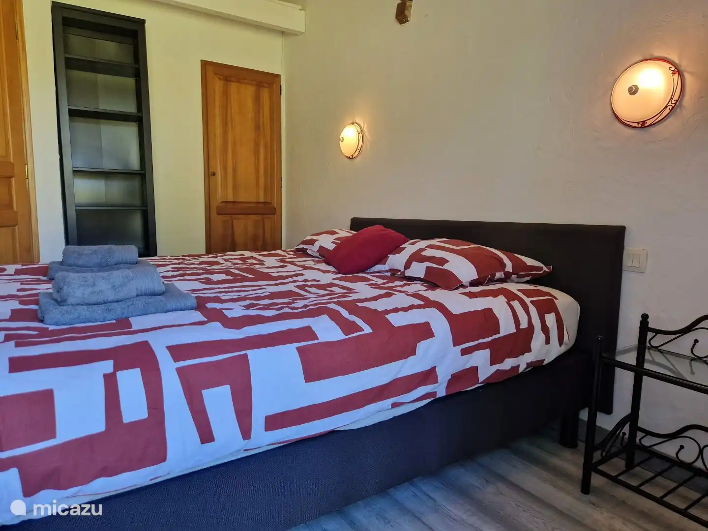 Separate bedroom with bathroom