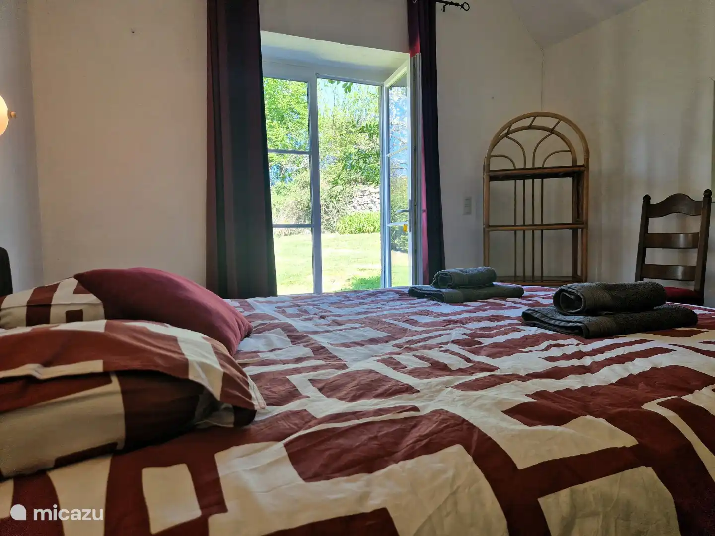 Separate bedroom with bathroom