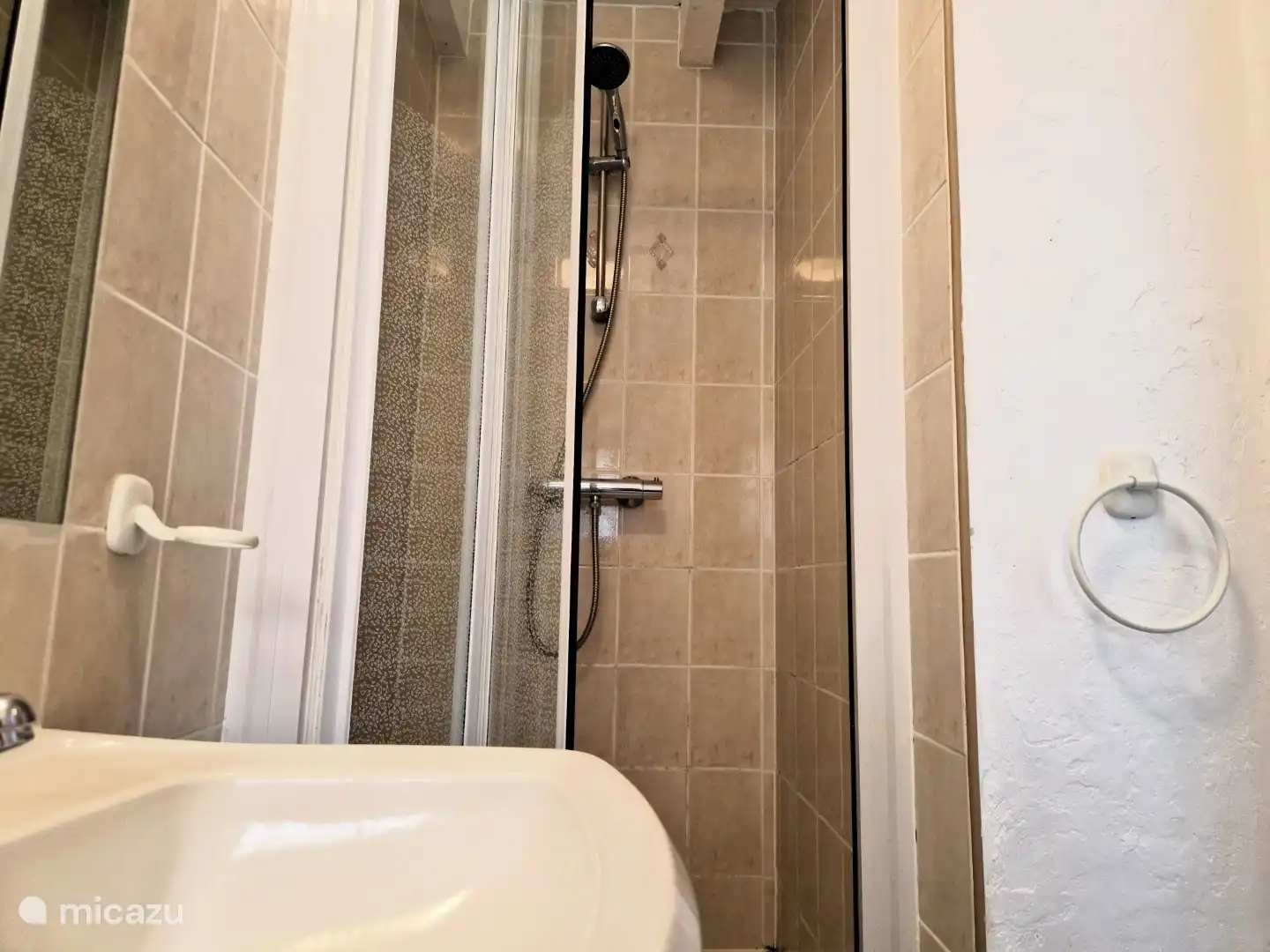 Separate bedroom with bathroom