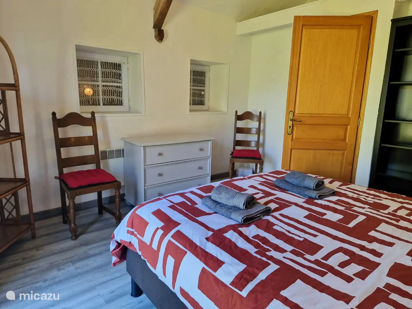 Separate bedroom with bathroom