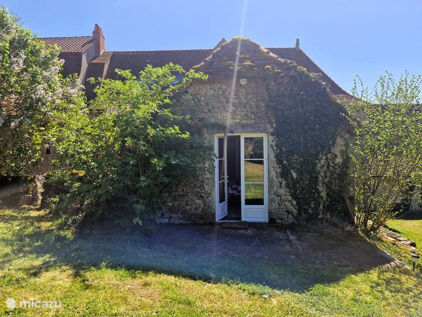 Separate bedroom with bathroom
