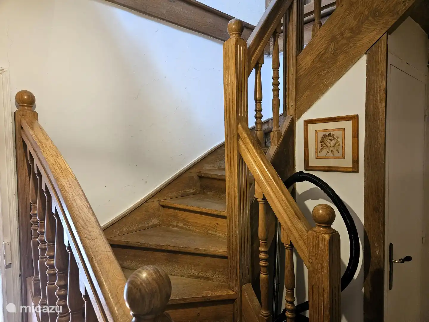 Hall with stairs and toilet