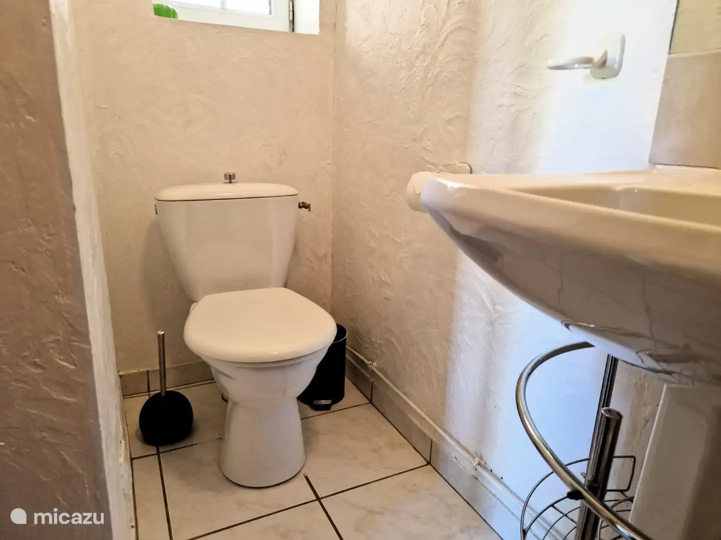 Separate bedroom with bathroom