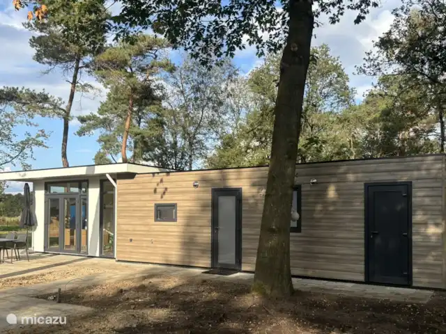 Location de Vacances Pays-Bas, Overijssel, Haarle, chalet - Chalet Woody Maintenant avec jardin paysager.