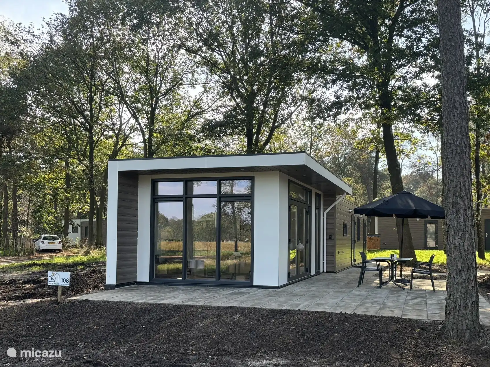 L’extérieur de Huisje Bosrijk.