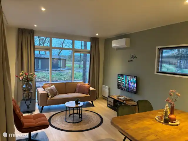 Location de Vacances Pays-Bas, Overijssel, Haarle, chalet - Chalet Woody Salon avec TV, internet