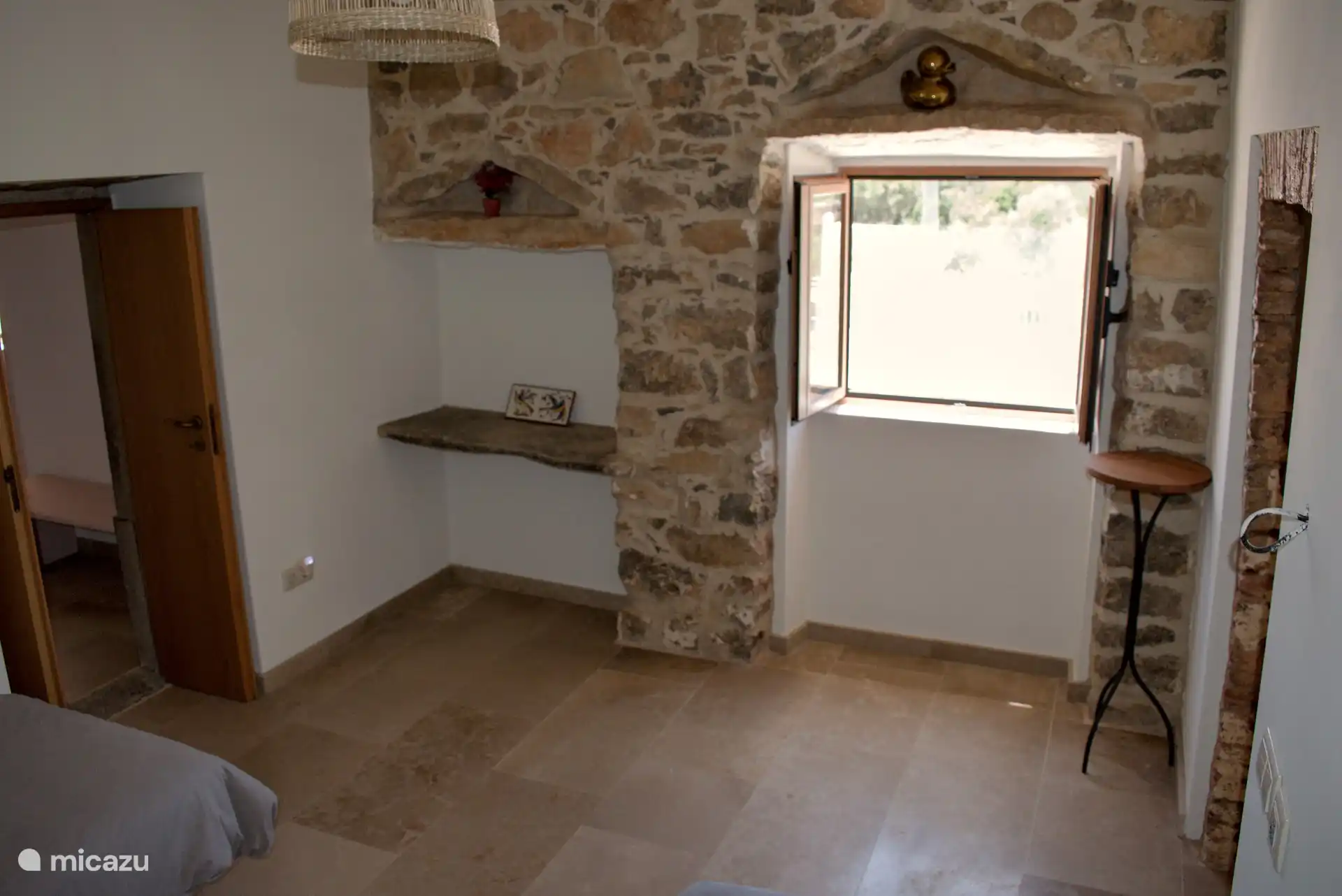 Birnenförmiges Schlafzimmer