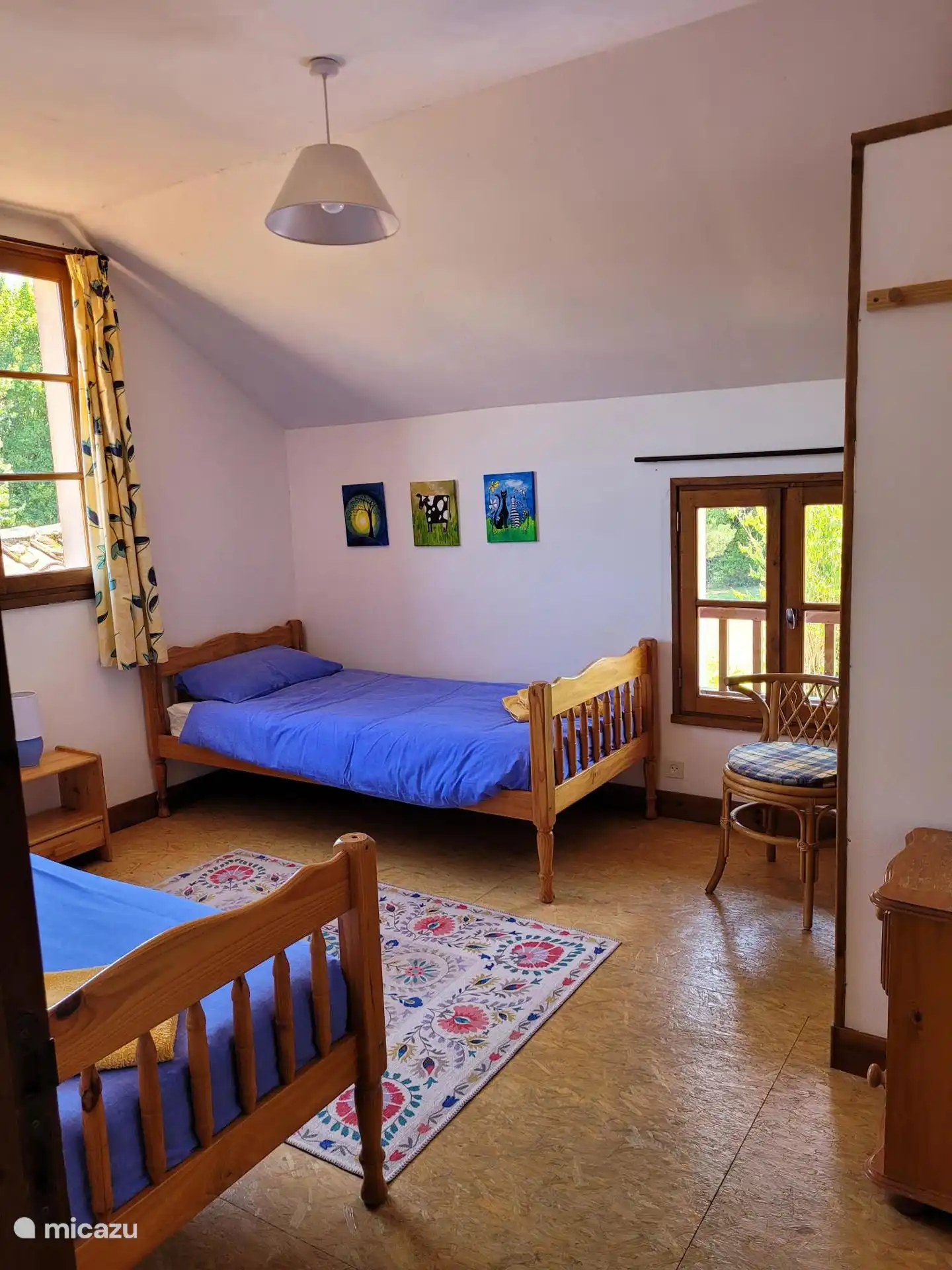 Schlafzimmer - 2x1-Personen-Betten