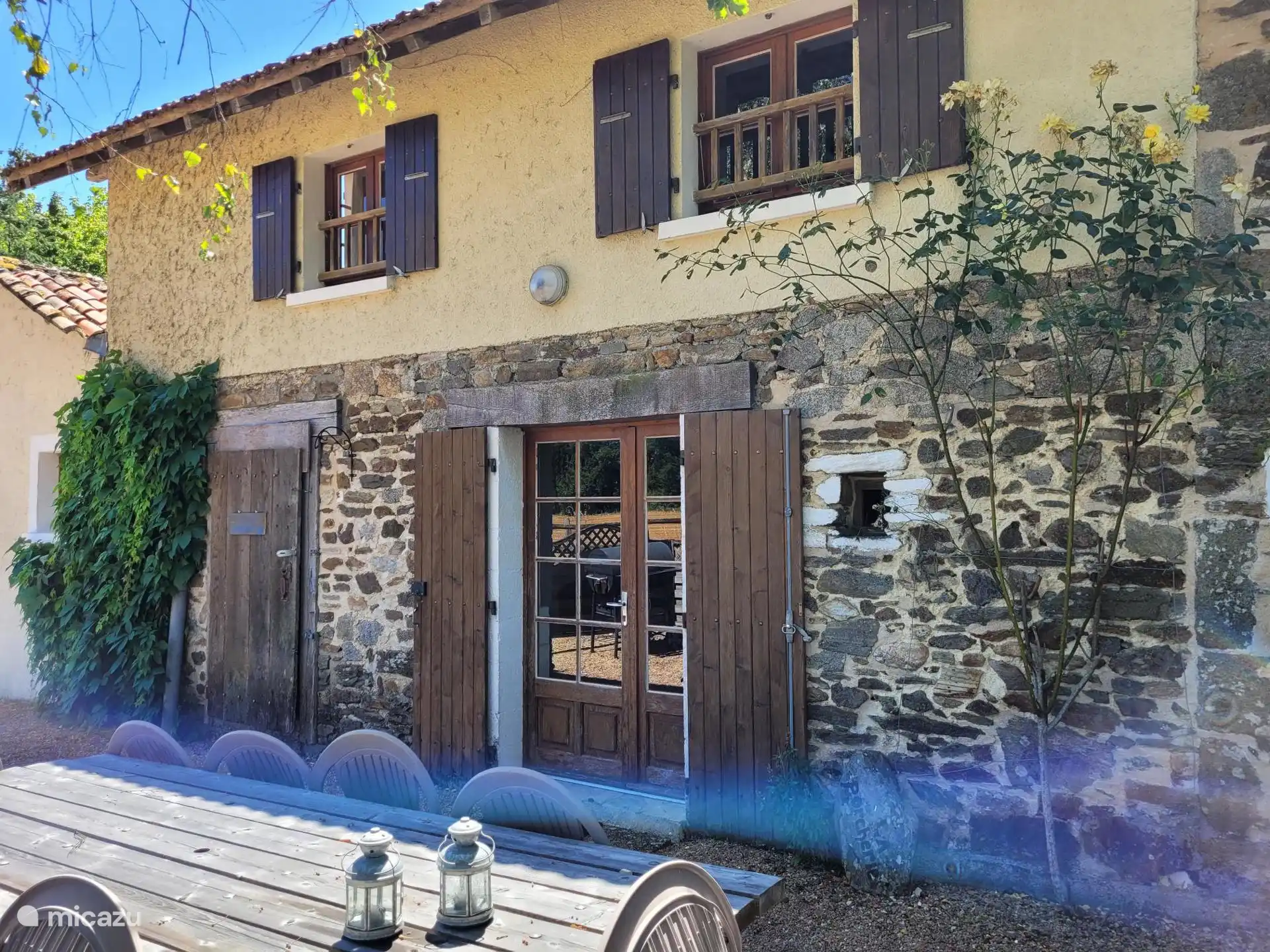 Gite Merlot - hintere Terrasse