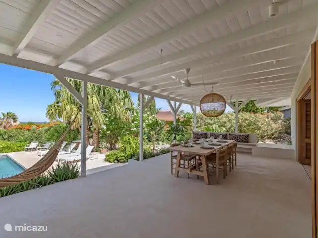 Bungalow 29 en Curazao, Curazao Centro, Piscadera - bungaló Amplia terraza