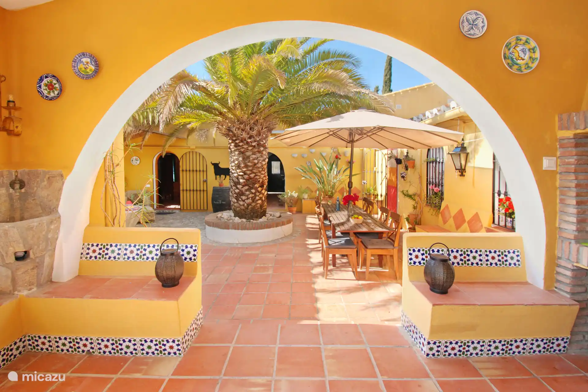 El Patio de la Loma  in Spain, Costa del Sol, Comares - Finca