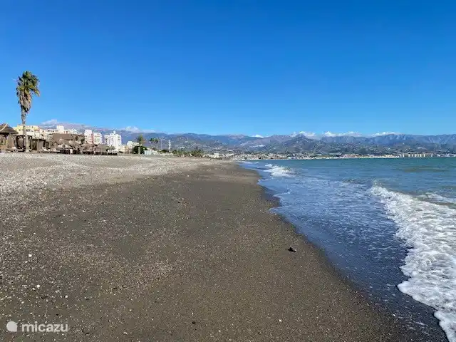 El Patio de la Loma  | Espagne, Costa del Sol, Comares - finca Plage de Torre del Mar, à une demi-heure de la Finca et parking facile et gratuit près de la plage.