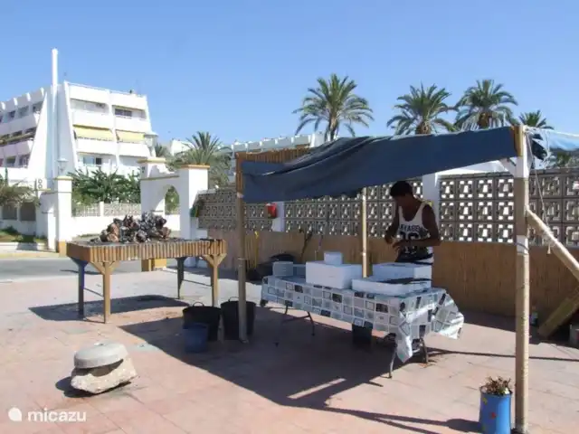 El Patio de la Loma  | Espagne, Costa del Sol, Comares - finca De délicieuses sardines grillées sur la plage, tout juste pêchées dans la mer et fraîches sur la brochette du gril.