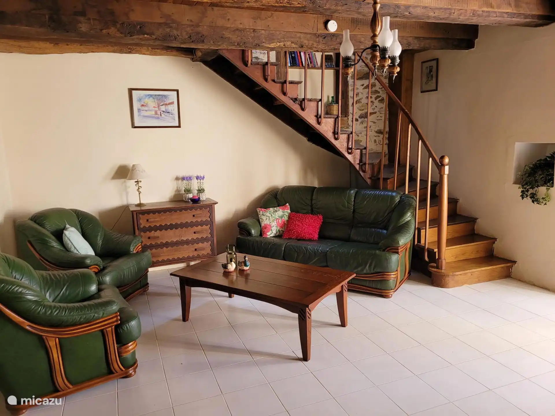 Gite La Vigne Wohnzimmer