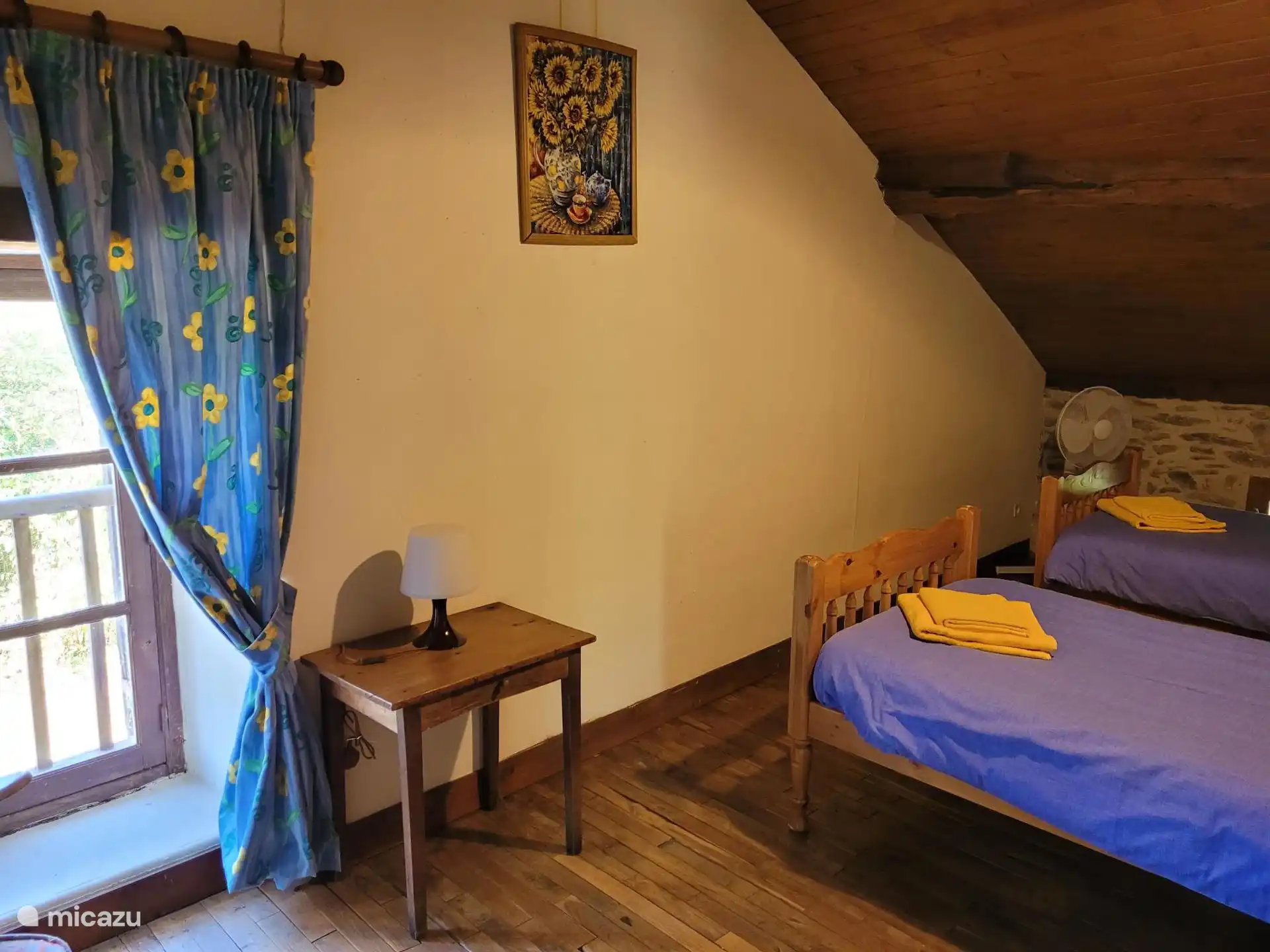 Schlafzimmer - 2 x 1-prs Bett