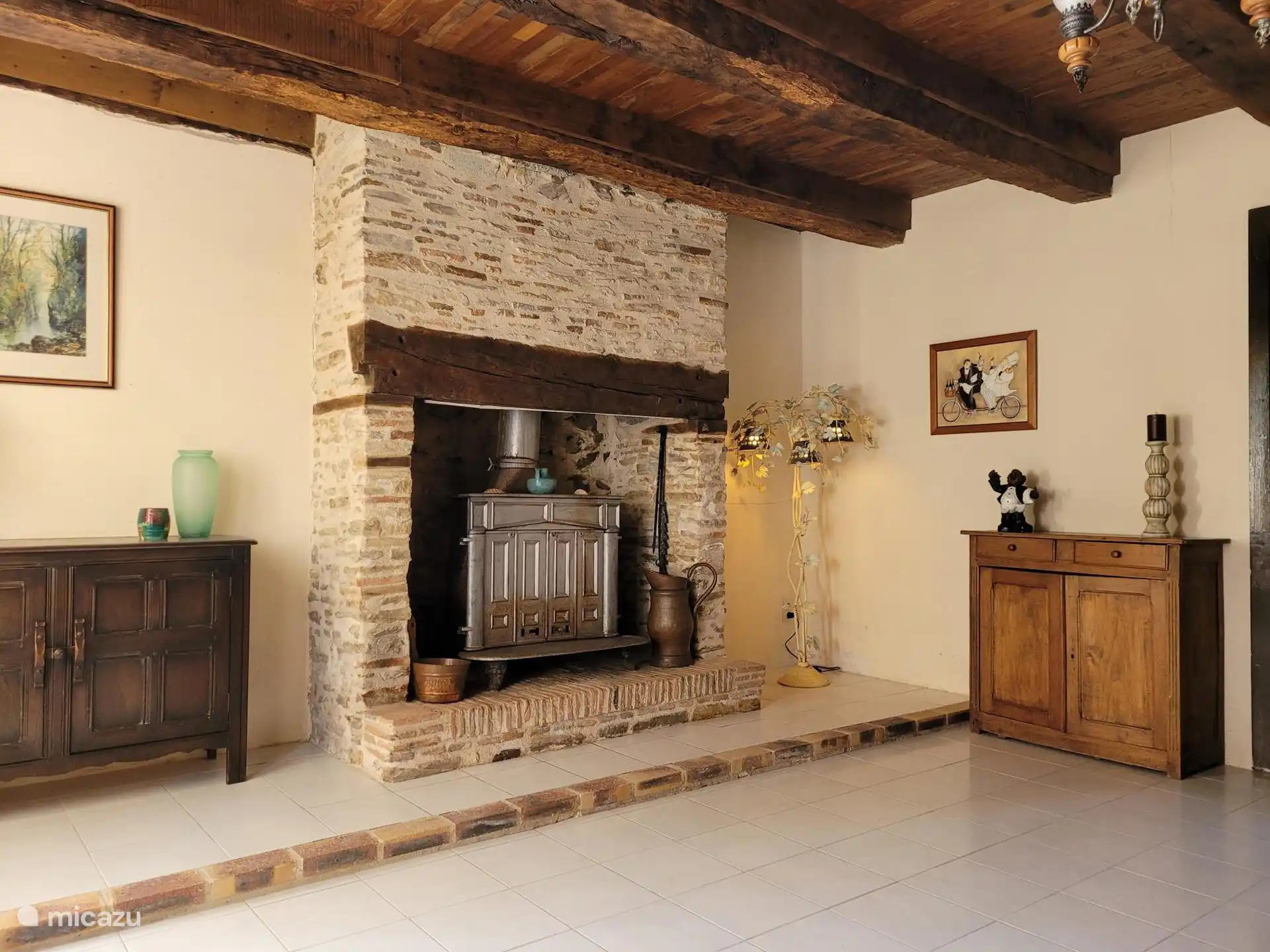 Holzofen Gite La Vigne