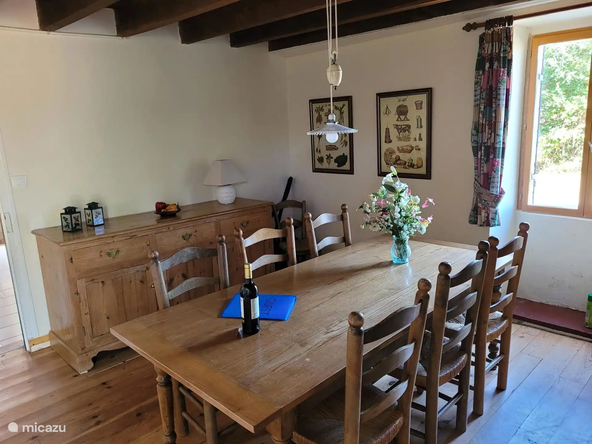 Gite La Vigne - Küche Essbereich