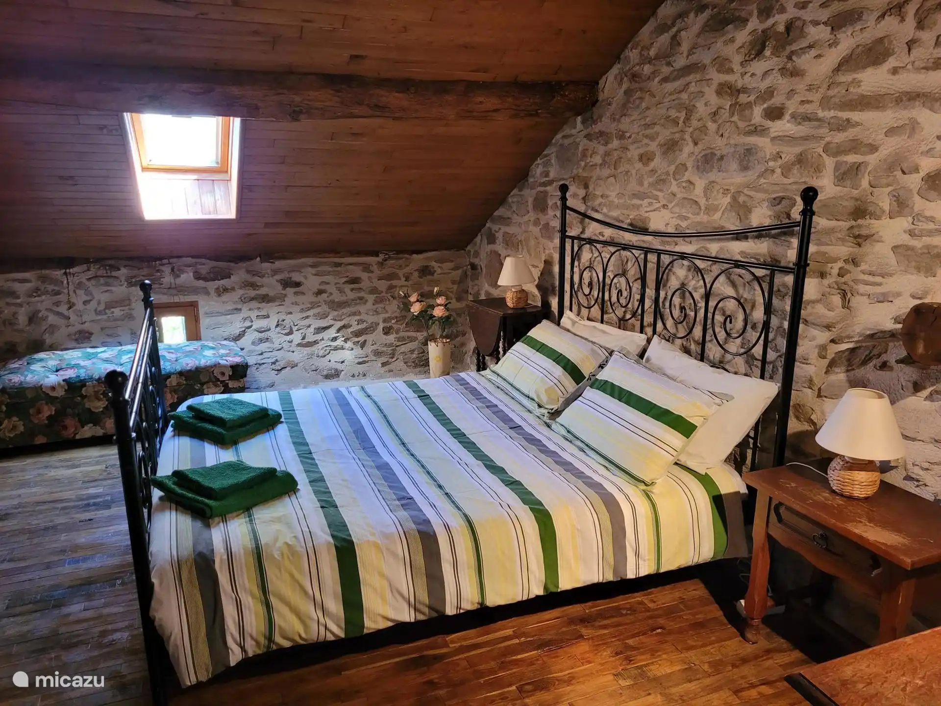 Gite La Vigne - 2pers Bett