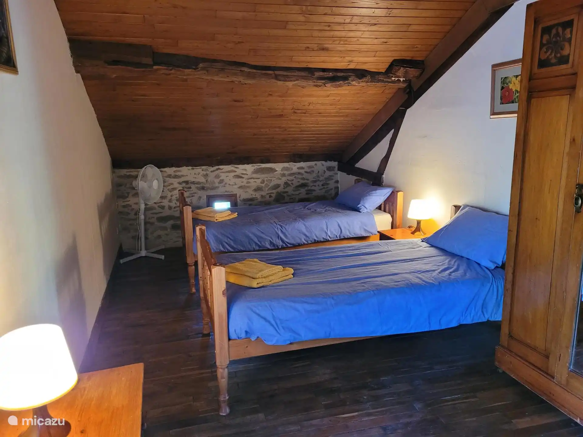 Schlafzimmer - zwei 1-Pers-Betten