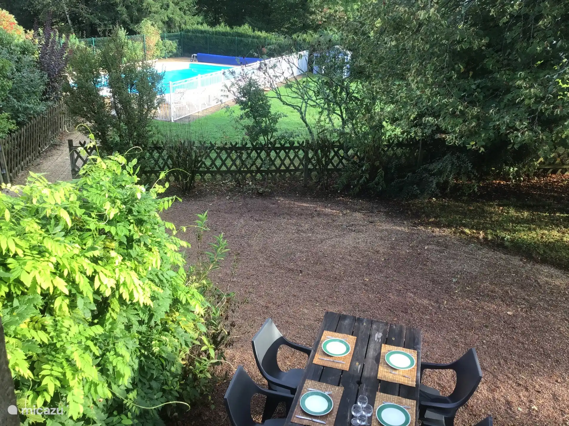 Gite La Cave - Blick vom Schlafzimmer