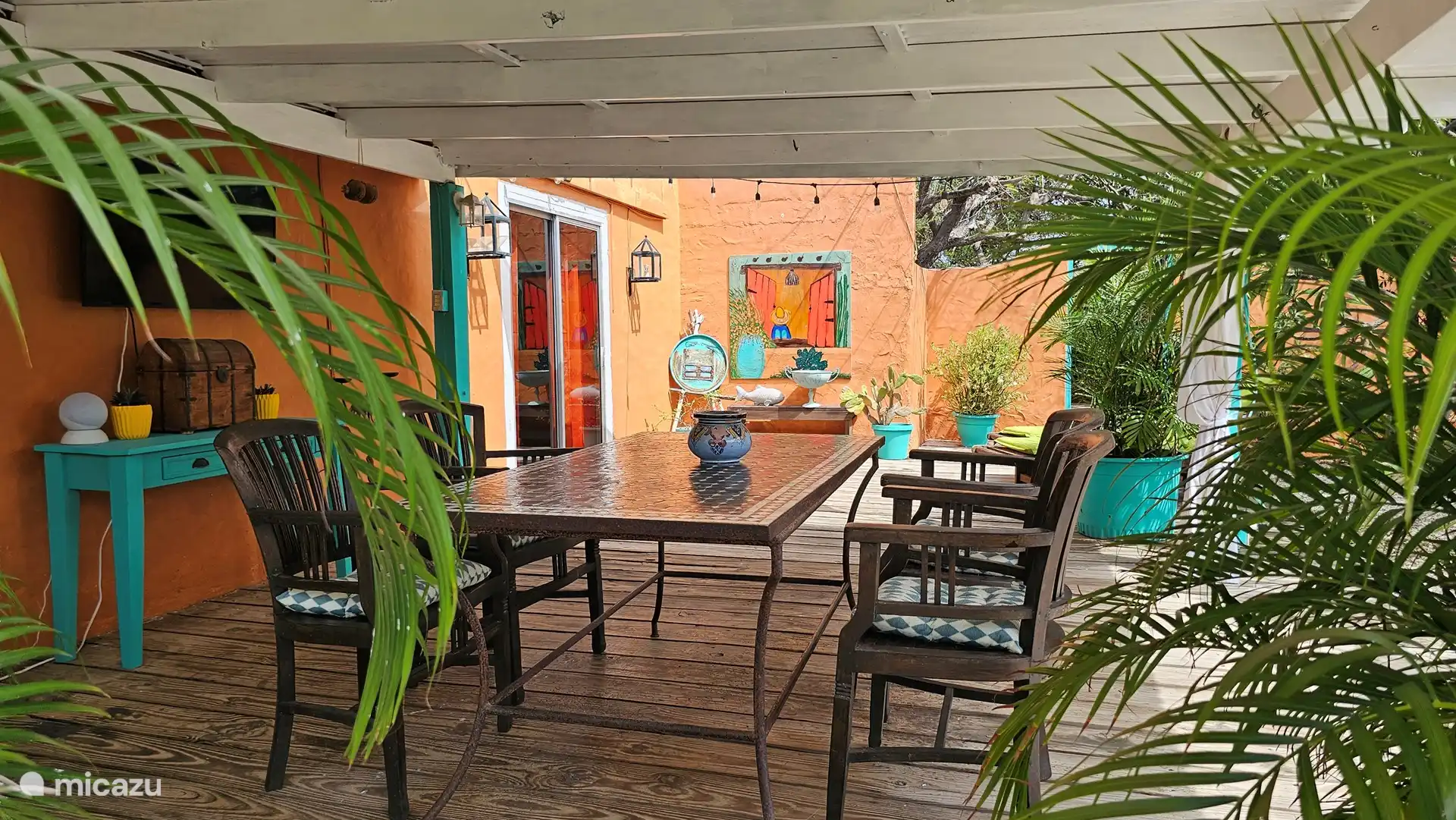 Casa de huéspedes Paraíso Natural en Aruba, Aruba Central, Savaneta - casa paredada