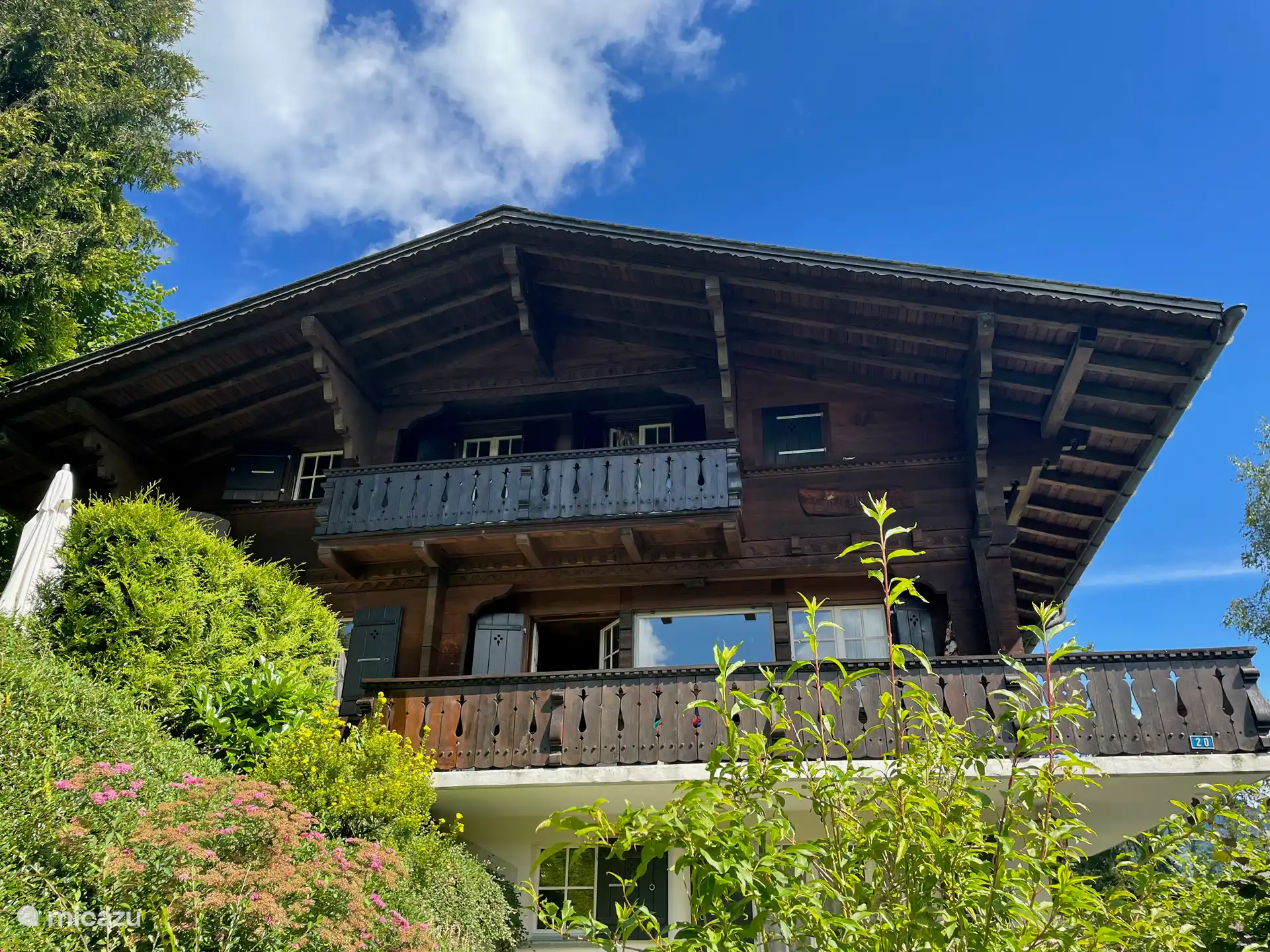 Sur le Mont in Switzerland, Bernese Oberland, Zweisimmen - chalet