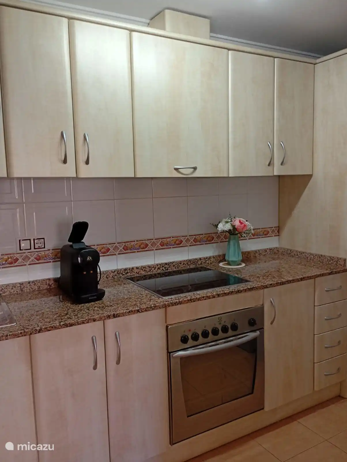 Keuken gezien vanaf de woonkamer