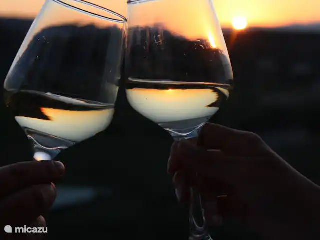villa huren in Griekenland, Kreta, Heraklion – Het gefluister van de Olijf  Geniet van een adembenemende zonsondergang vanaf uw eigen balkon, gecombineerd met een glas wijn en vers fruit - pure ontspanning.