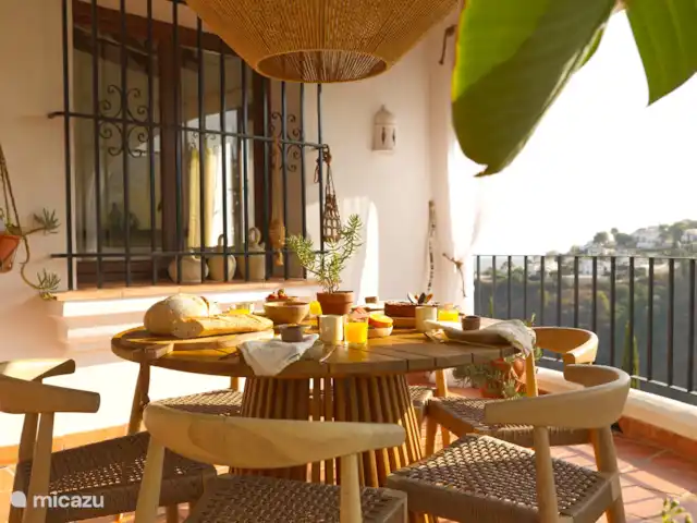 La casa Familia Costa Blanca huren in Spanje, Costa Blanca, Pego - vakantiehuis Veranda boven om te ontbijten